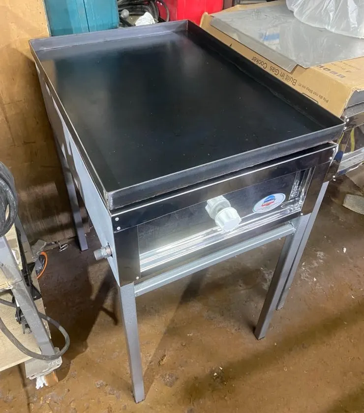 Plancha churrasquera industrial